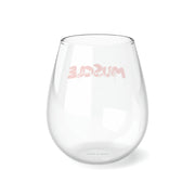Muscle Mommy Stemless Wine Glass, 11.75oz